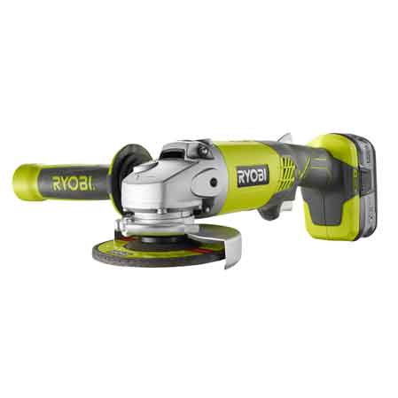 Smerigliatrice angolare a batteria R18ag-140s Ryobi Ø 115 - 18V 4,0Ah - HD casa