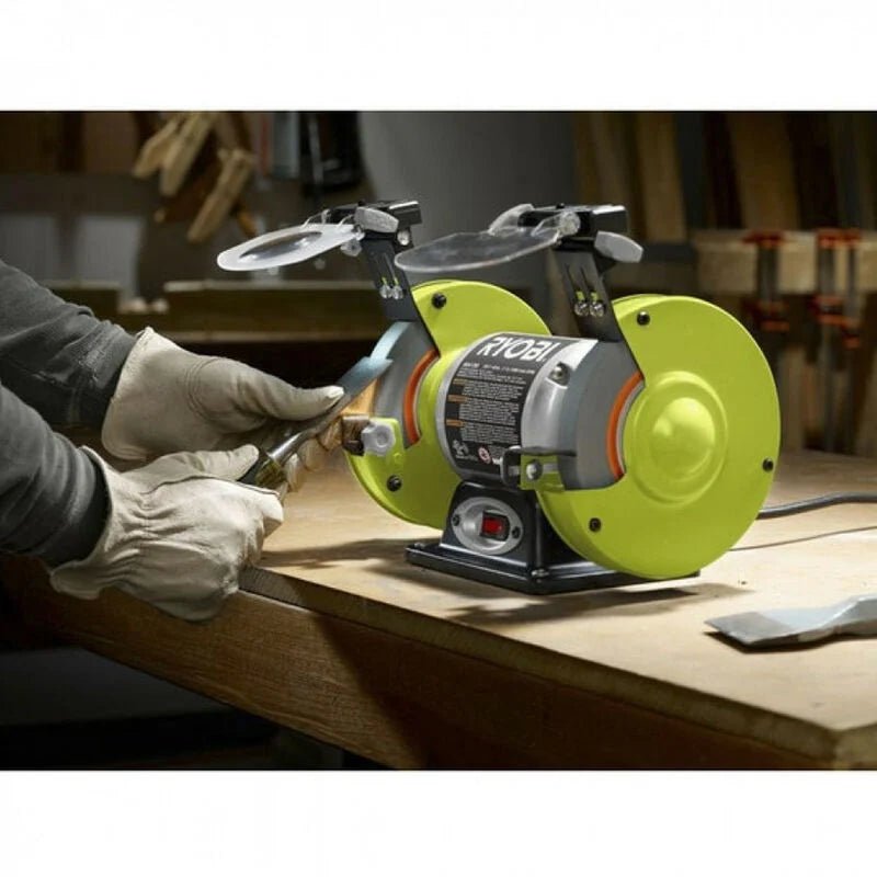 Smerigliatrice da banco Rbg6g1 Ryobi 250 watt - HD casa