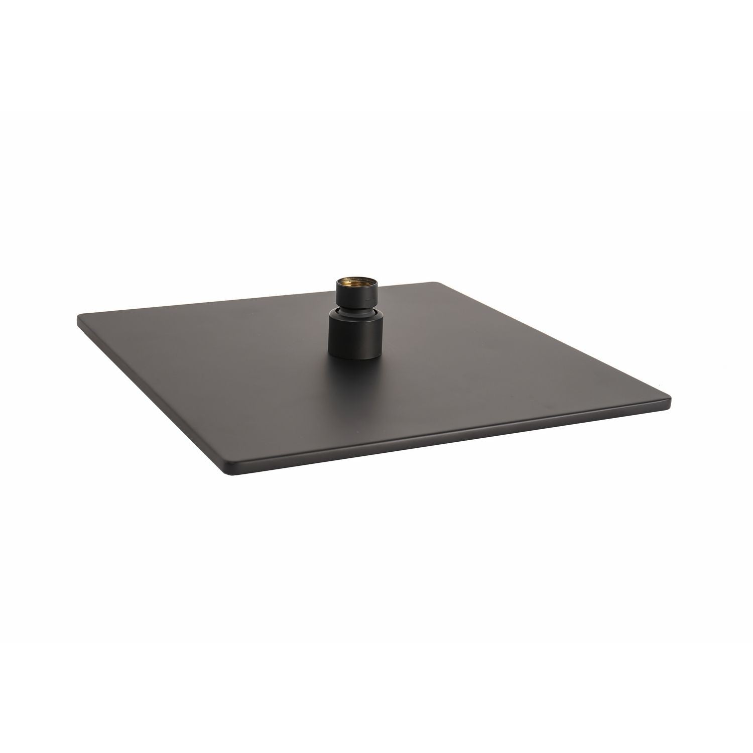 Soffione Doccia Quadro 20x20 Nero Opaco Metaform - HD casa