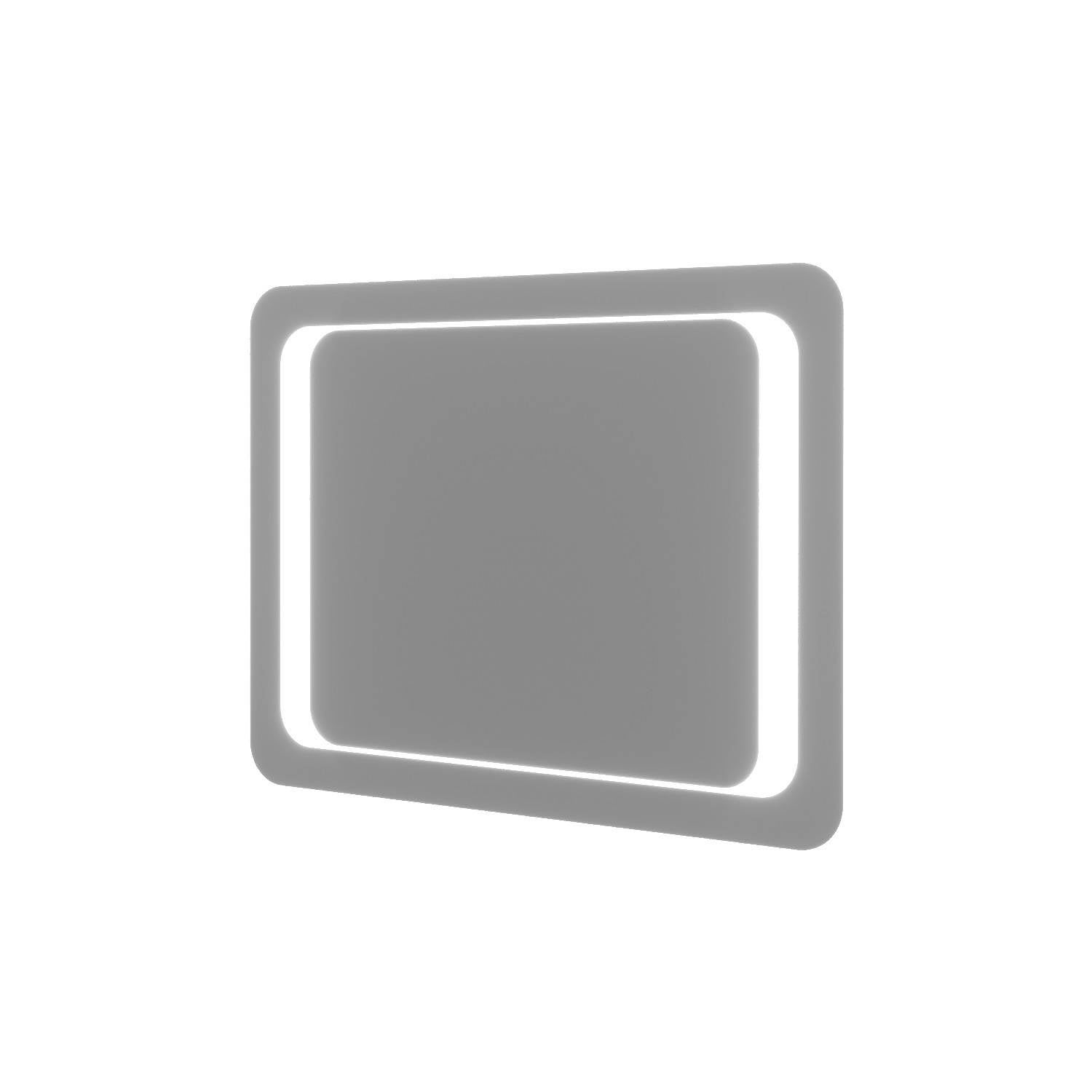 Specchiera retroilluminata LED cm. 80 x 60 reversibile - HD casa
