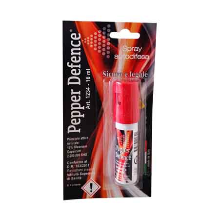 Spray antiaggressione pepper defence 16 ml - HD casa