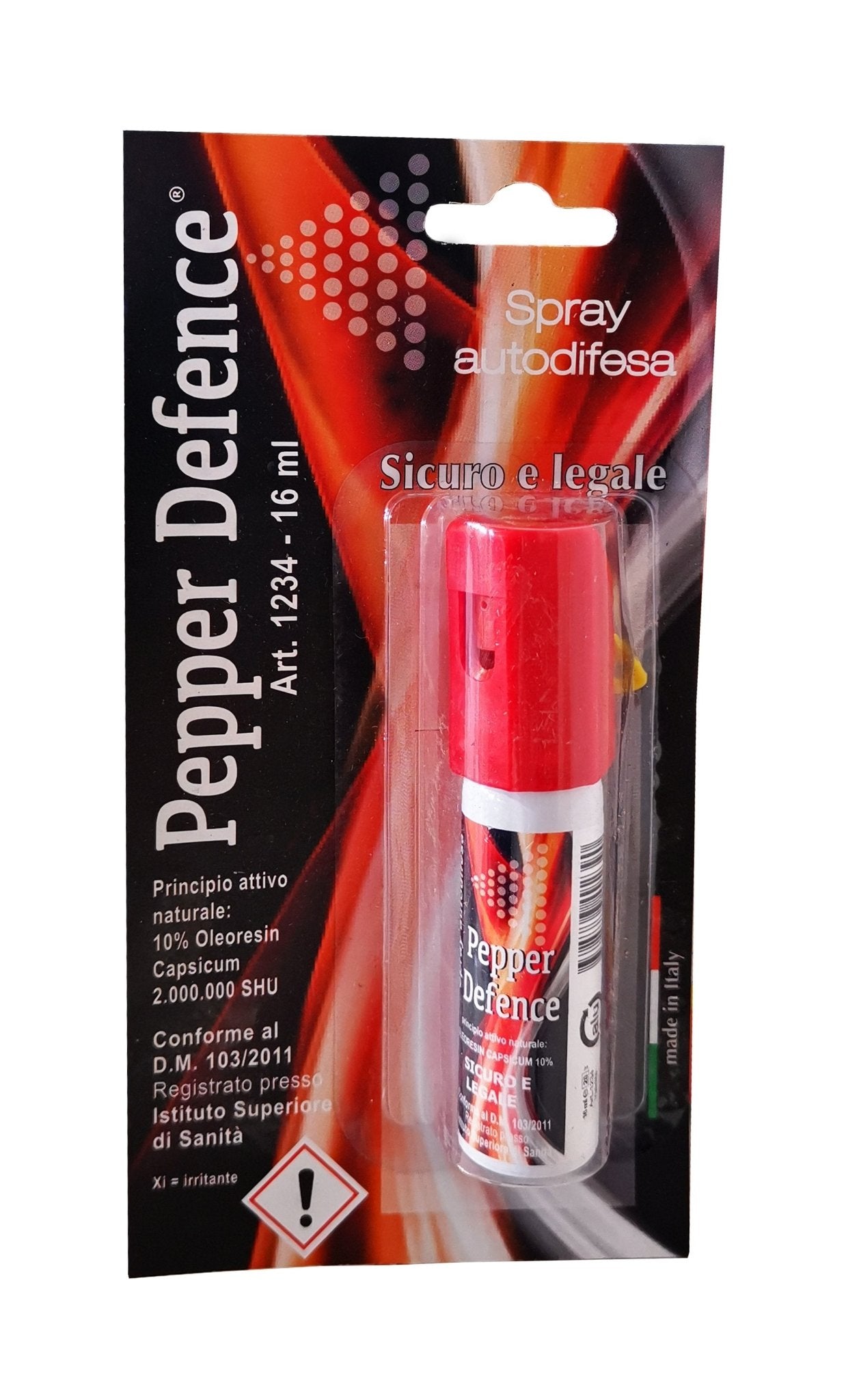 Spray antiaggressione pepper defence 16 ml - HD casa