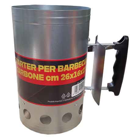 Starter per barbecue a carbone Cardinale 26x16x27h cm - HD casa