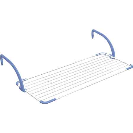 Stendibiancheria da balcone brezza extend 116 cm - 188x56x30h — Vileda - HD casa