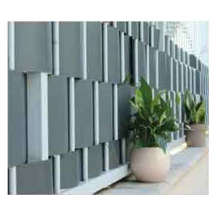 Striscia frangivista in PVC Cardinale cm 19x35 mt - colore grigio chiaro - HD casa