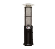 Stufa a fungo con tubo vetro Cardinale 11000 watt - col. nero - HD casa