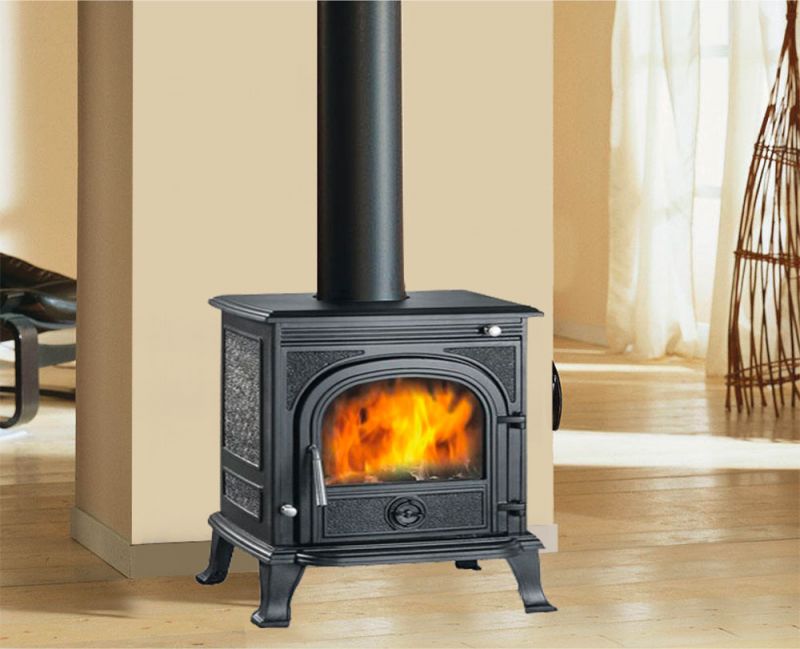 Stufa a legna in ghisa Vesuvio ideal star 438x324x609h mm — Cardinale - HD casa