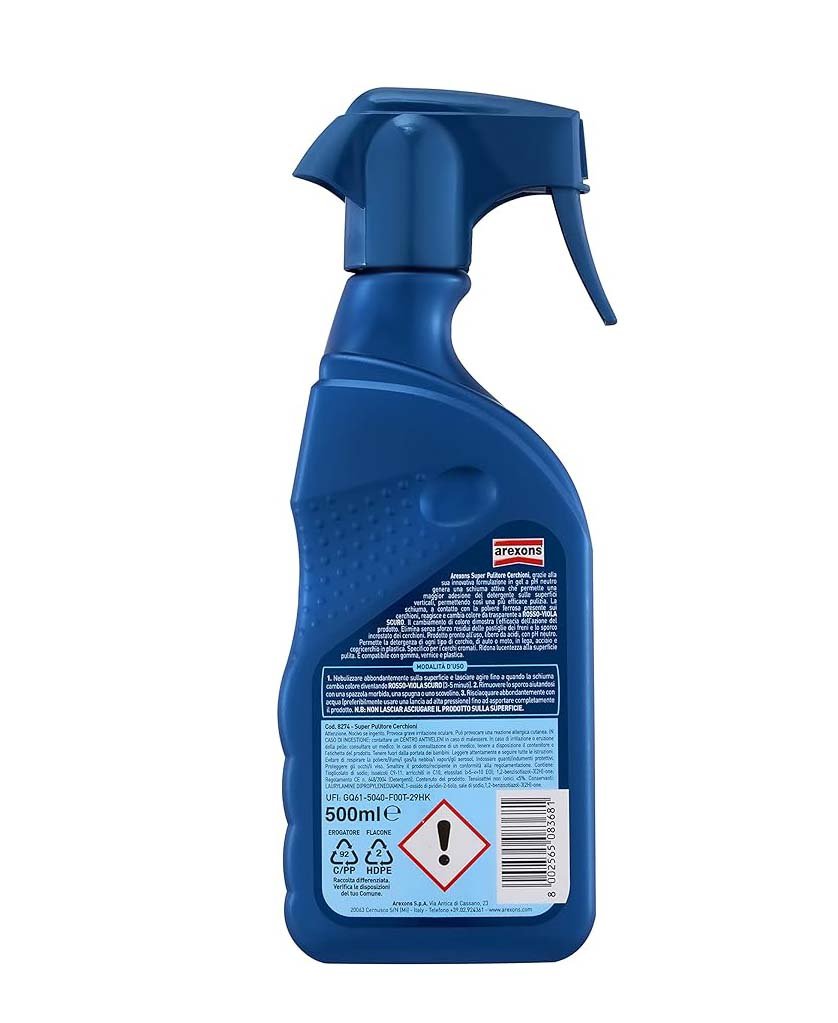 Super pulitore cerchioni Arexons 500 ml - HD casa