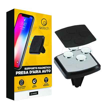 Supporto magnetico presa d'aria auto per telefono Lostech - HD casa
