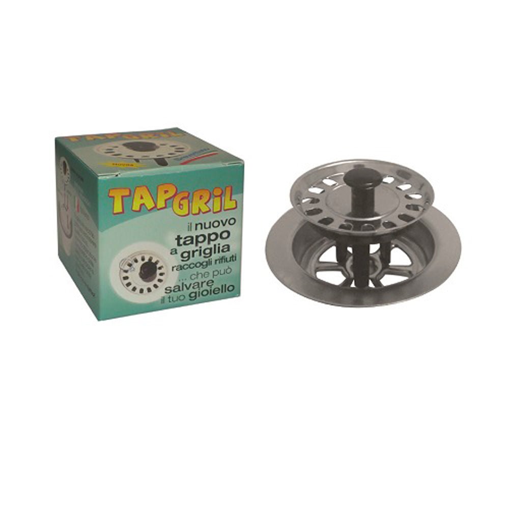 Tappo a griglia per lavello cucina con foro Ø60 tap GRIL" Ø70 mm - HD casa
