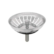 Tappo cestello per lavello cucina INOX Ø80 mm - a pressione - HD casa