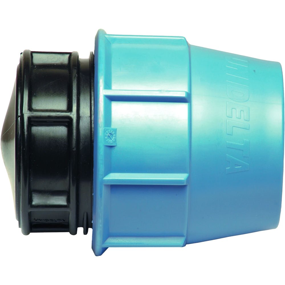 Tappo di fine linea a compressione per tubo polietilene Unidelta Ø16 - PN16 - HD casa