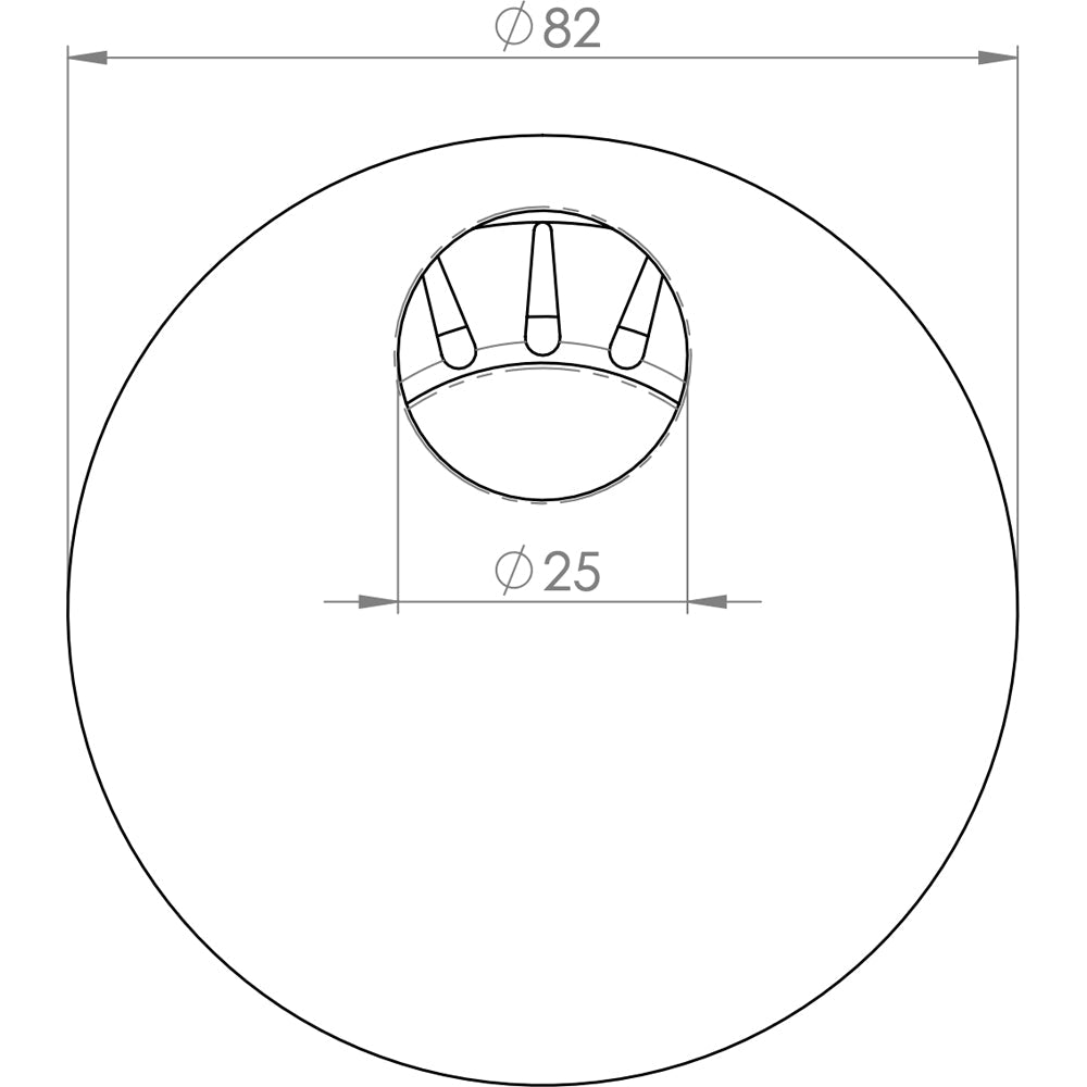 Tappo per piletta Mercurio Ø80 mm — L.B. Plast - HD casa