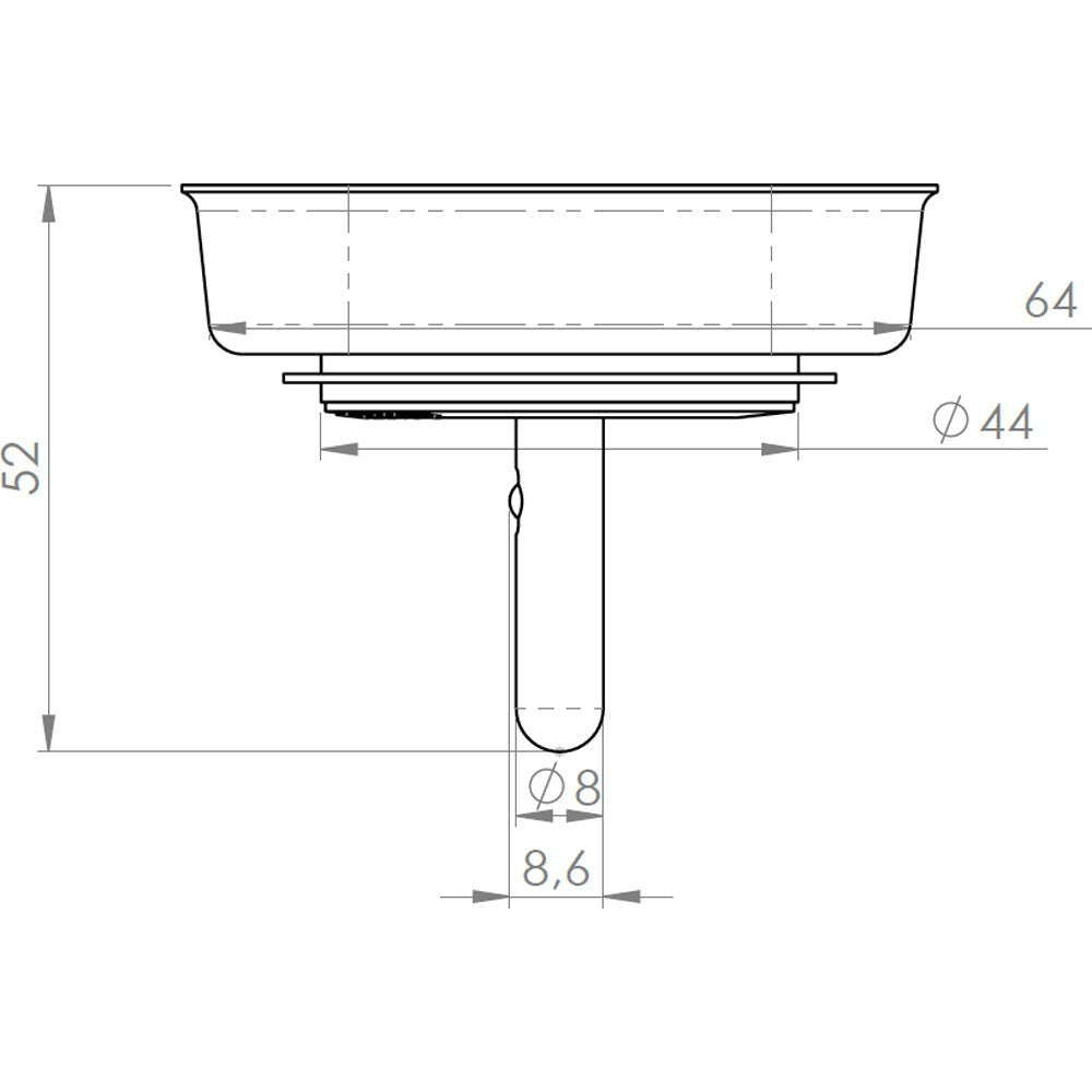 Tappo per piletta multi STYLE" 69x69 mm — L.B. Plast - HD casa