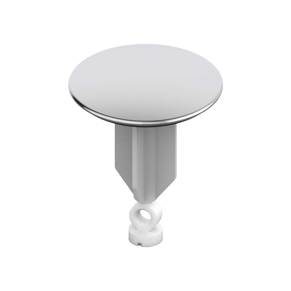 Tappo salterello copripiletta in ottone cromato 1"1/4 - Ø 63 mm - HD casa