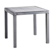Tavolo componibile quadrato 90x90x72h cm - colore bianco - HD casa