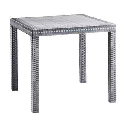 Tavolo componibile quadrato 90x90x72h cm - colore bianco - HD casa
