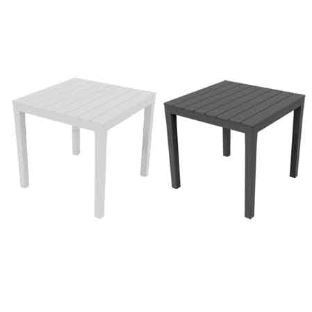 Tavolo componibile quadrato Bali colore bianco — PRO Garden - HD casa