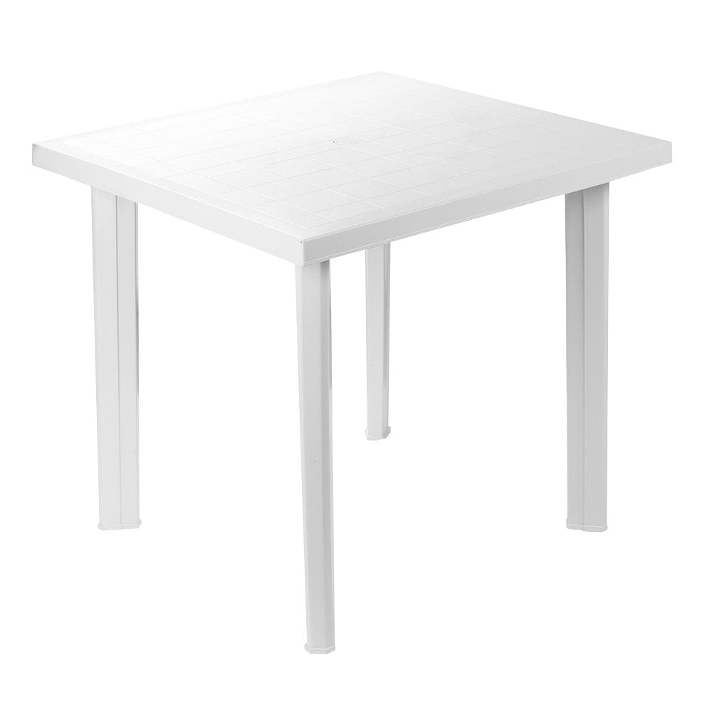 Tavolo componibile rettangolare Fiocco 80x75x72h cm - colore bianco — PRO Garden - HD casa