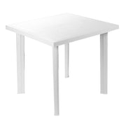 Tavolo componibile rettangolare Fiocco 80x75x72h cm - colore bianco — PRO Garden - HD casa