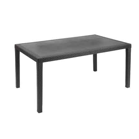 Tavolo Joker cm 138x78x72h - colore antracite — PRO Garden - HD casa