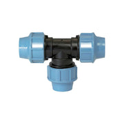 Tee triplo a compressione per tubo polietilene Unidelta Ø75 - PN16 - HD casa
