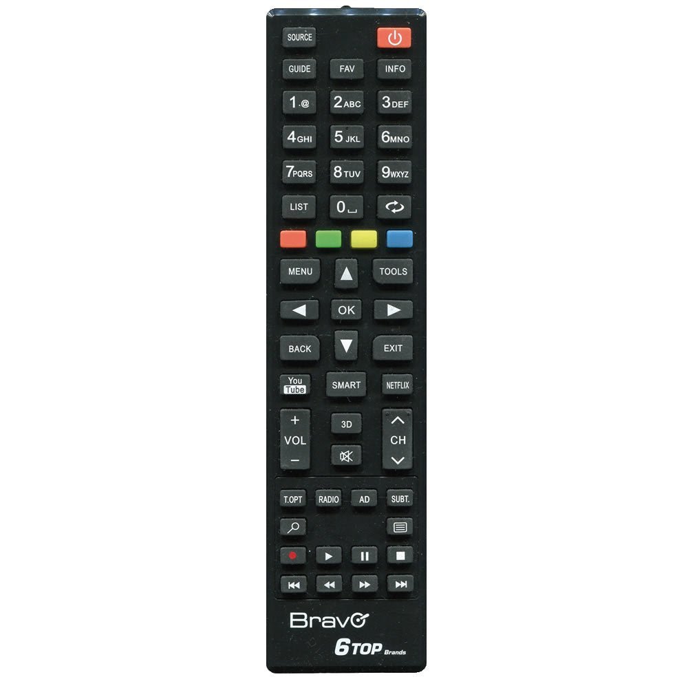 Telecomando TV '6 top brands — Bravo - HD casa