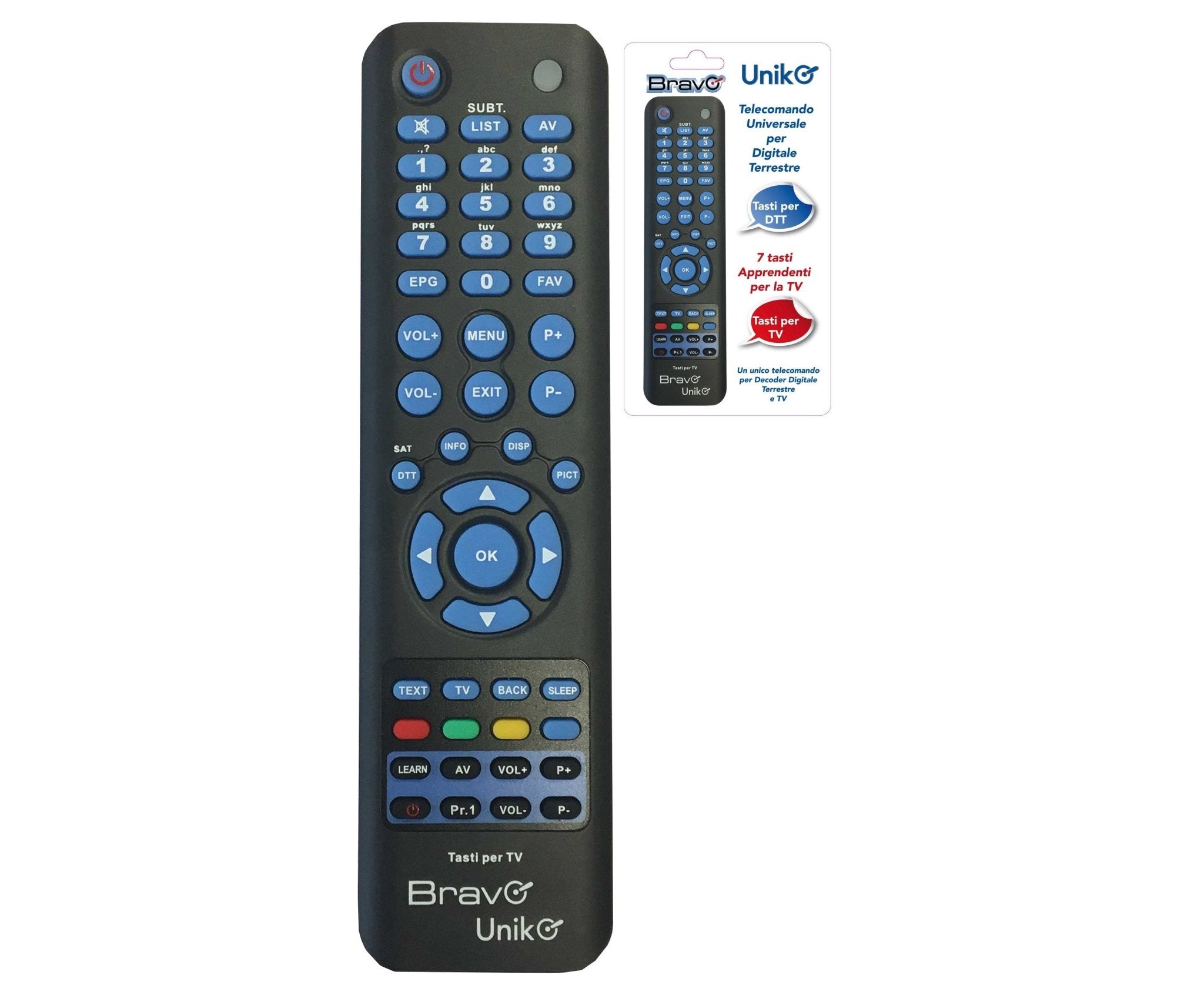 Telecomando TV Uniko — Bravo - HD casa