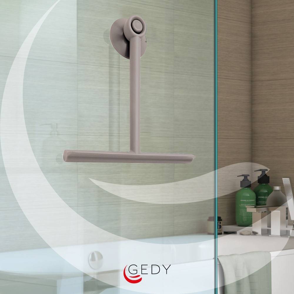 Tergivetro Gedy Gummy in resina termoplastica tortora chiaro - HD casa
