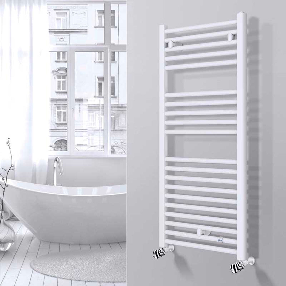 Termoarredo Bryos bianco diritto cardinale H.1726 x L.450 x I.400 mm — Cardinale Professional - HD casa