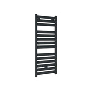 Termoarredo Capri diritto nero opaco H.719 x L.500 x Int.450 — Lazzarini - HD casa
