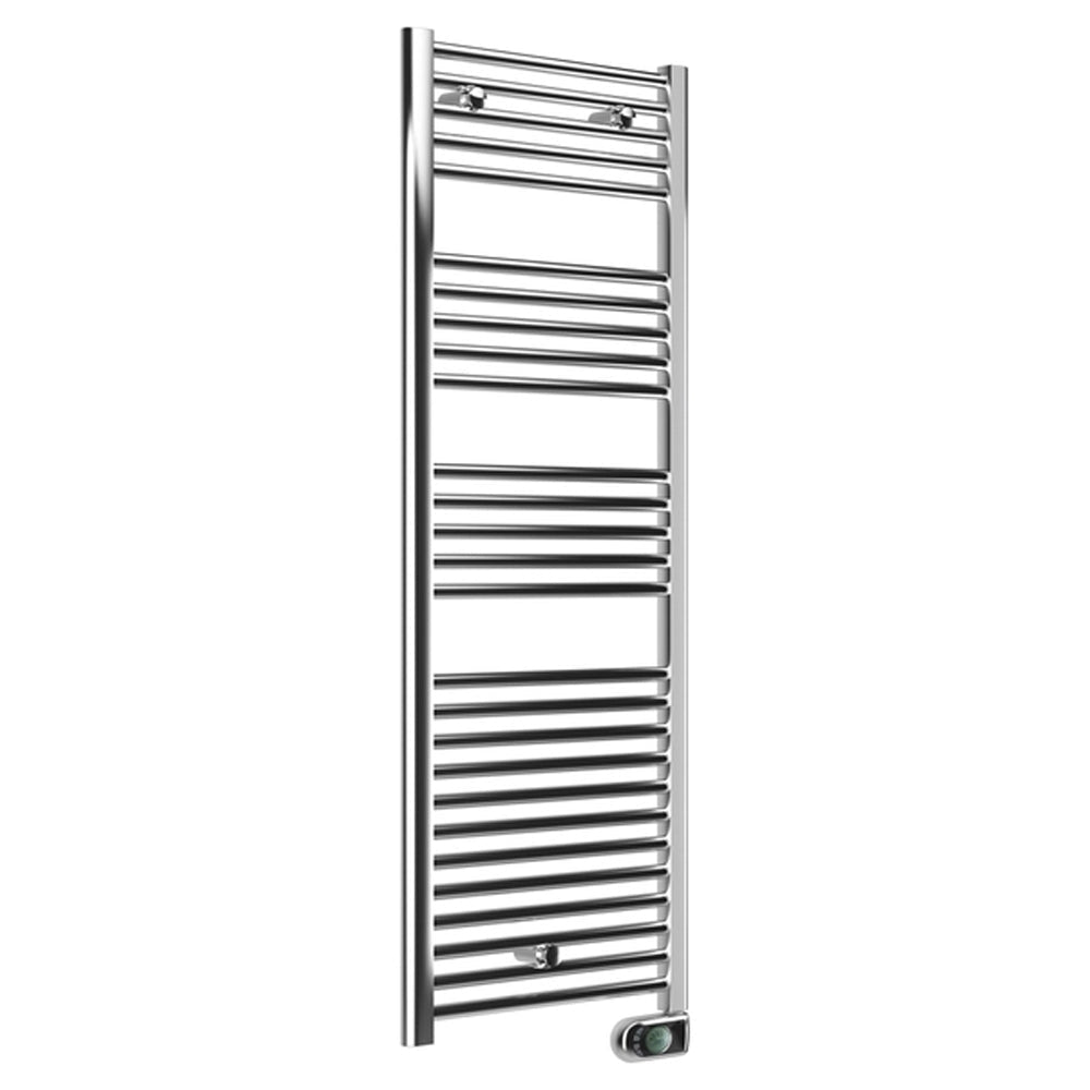 Termoarredo elettrico cortina EVO" cromo H.1375 x L.480 mm — Lazzarini - HD casa