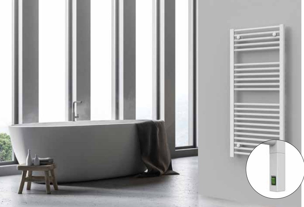 Termoarredo Elettrico De’Longhi Fantasia 1041x500 500W, Interruttore On / Off Design Moderno con Tubi Tondi - HD casa