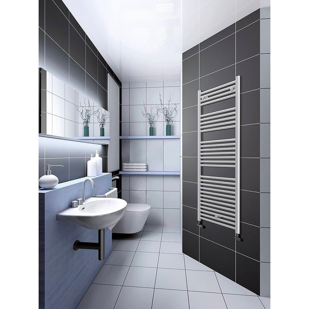 Termoarredo Sanremo diritto bianco H.1703 x L.500 x I.450 — Lazzarini - HD casa