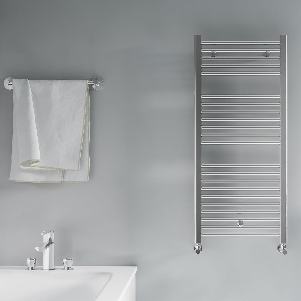 Termoarredo Sanremo diritto cromo H.1110 x L.450 x I.400 — Lazzarini - HD casa
