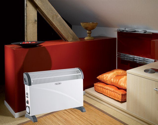 Termoconvettore ventilato & timer 750/1250/2000 watt — Cardinale - HD casa