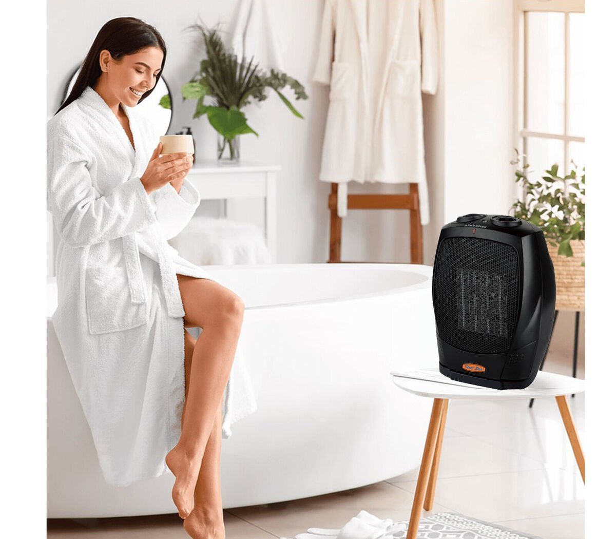 Termoventilatore ceramico orientabile 750/1500 watt — Cardinale - HD casa