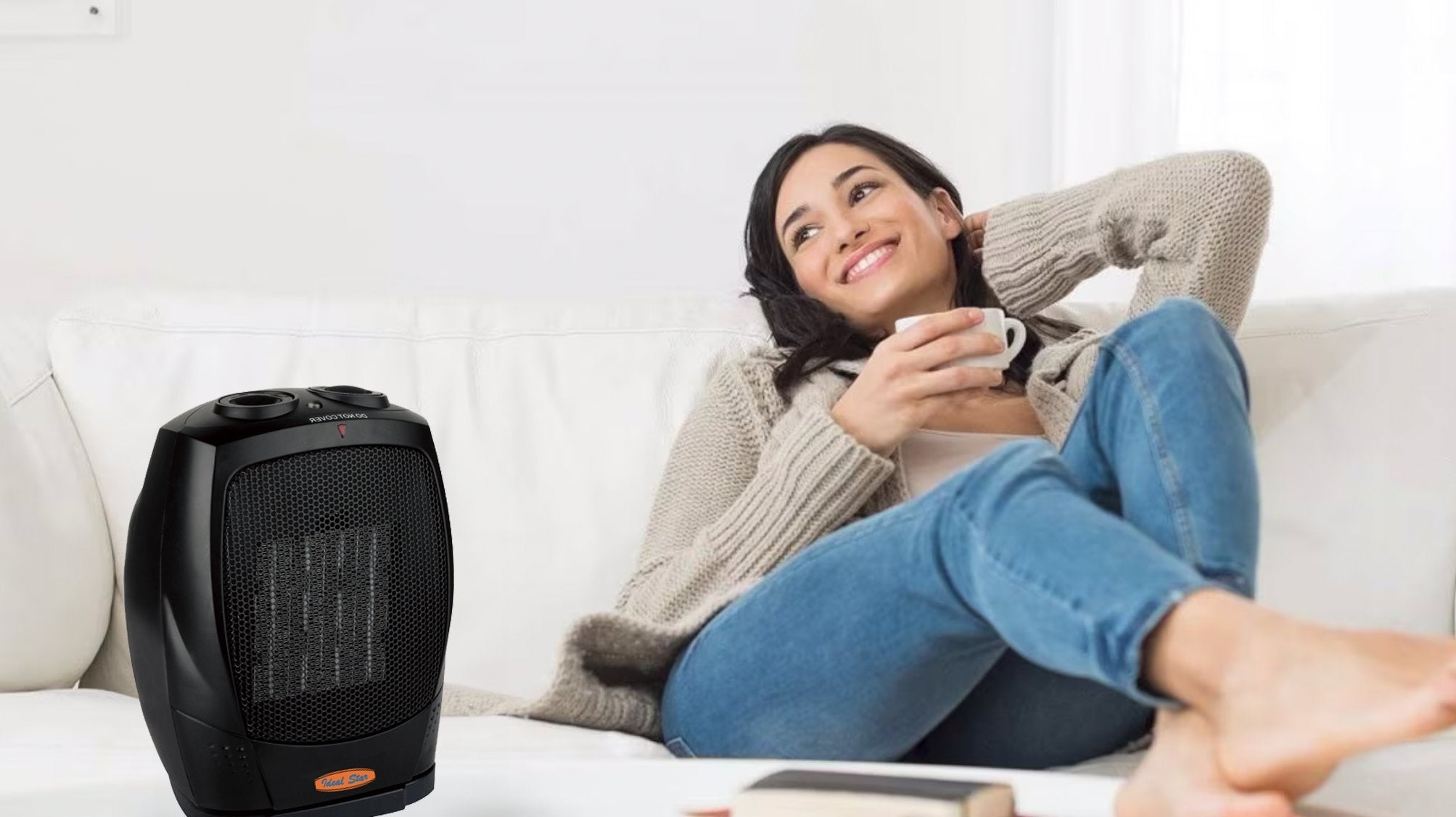 Termoventilatore ceramico orientabile 750/1500 watt — Cardinale - HD casa