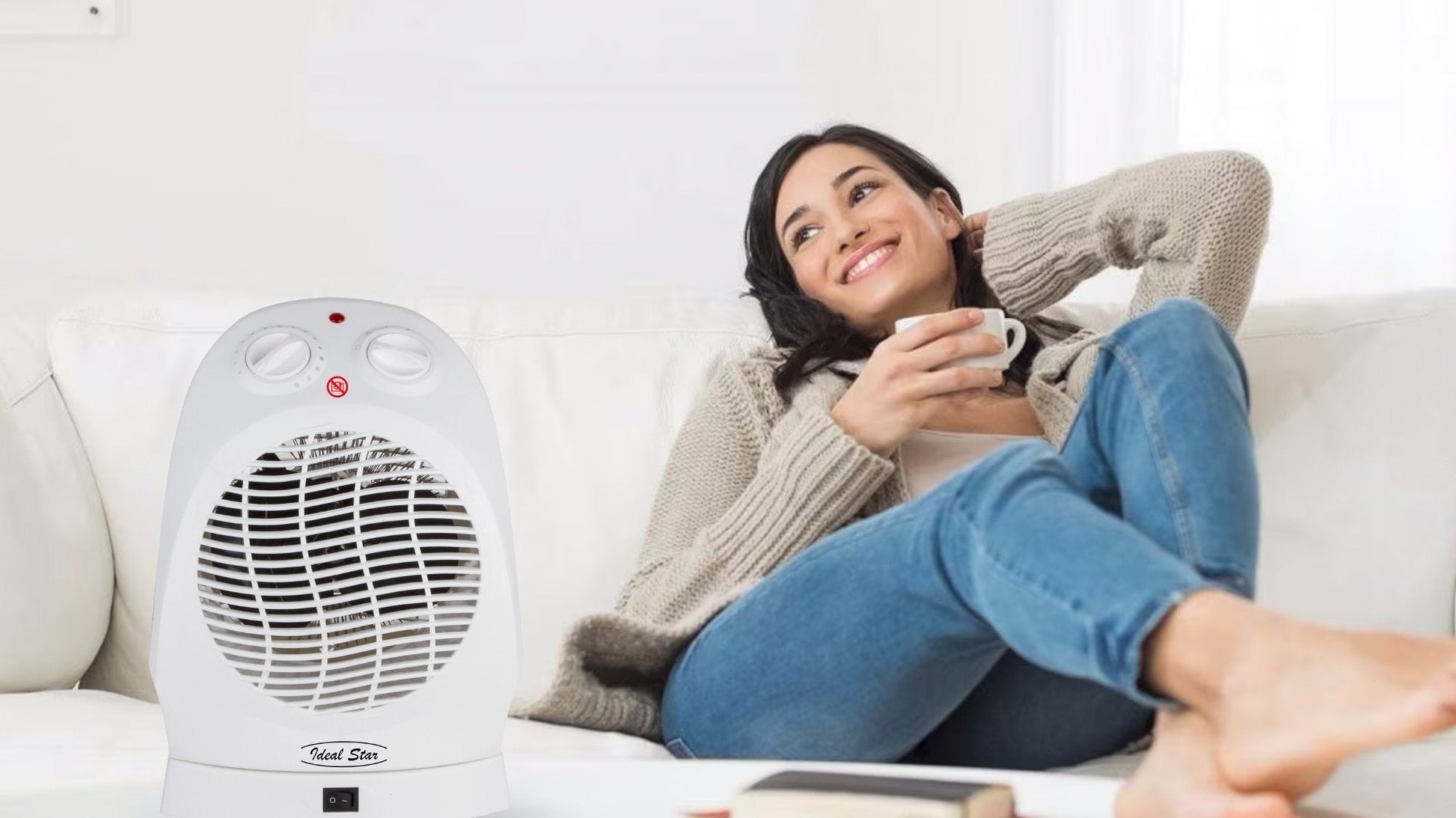 Termoventilatore orientabile 1000/2000 watt — Cardinale - HD casa
