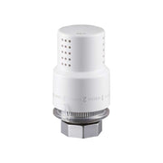 Testa termostatica d'arredo Aria con sensore a liquido bianca - M30x1,5 — SR - HD casa