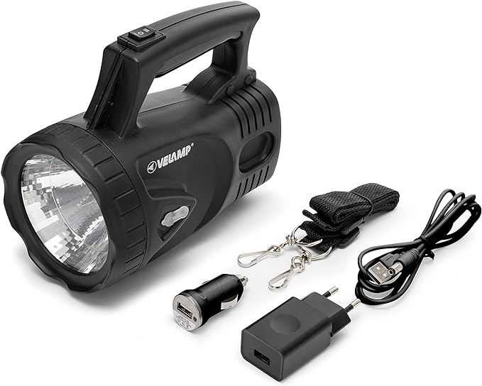 Torcia a LED ricaricabile Icaro 3 w - 170Lm - 6500K — Velamp - HD casa