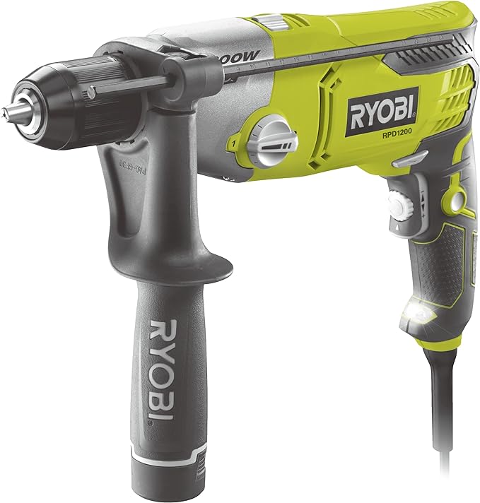 Trapano a percussione Rpd1010-k Ryobi 1010 watt - HD casa