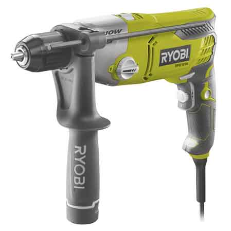 Trapano a percussione Rpd1010-k Ryobi 1010 watt - HD casa