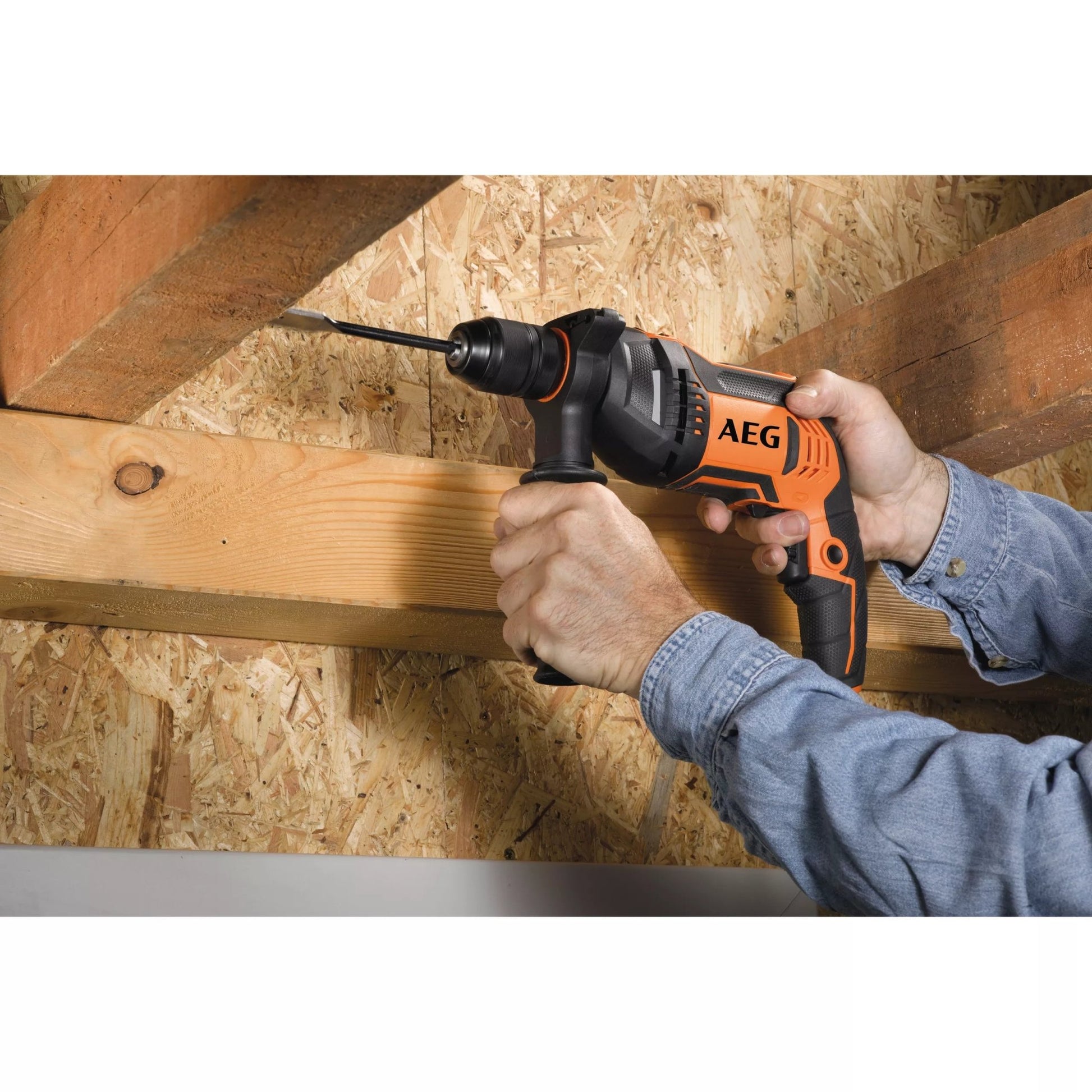 Trapano a percussione sbe 750 rz aeg 750 watt — AEG Powertools - HD casa