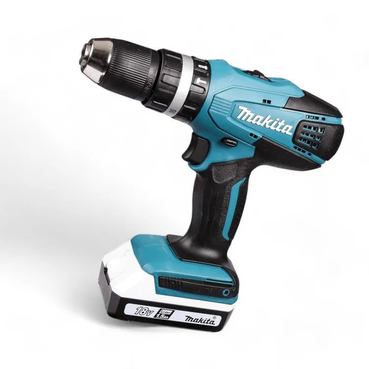 TRAPANO/AVVITATORE con percussione a batteria Hp457dwe Makita 18V 1,5Ah - HD casa