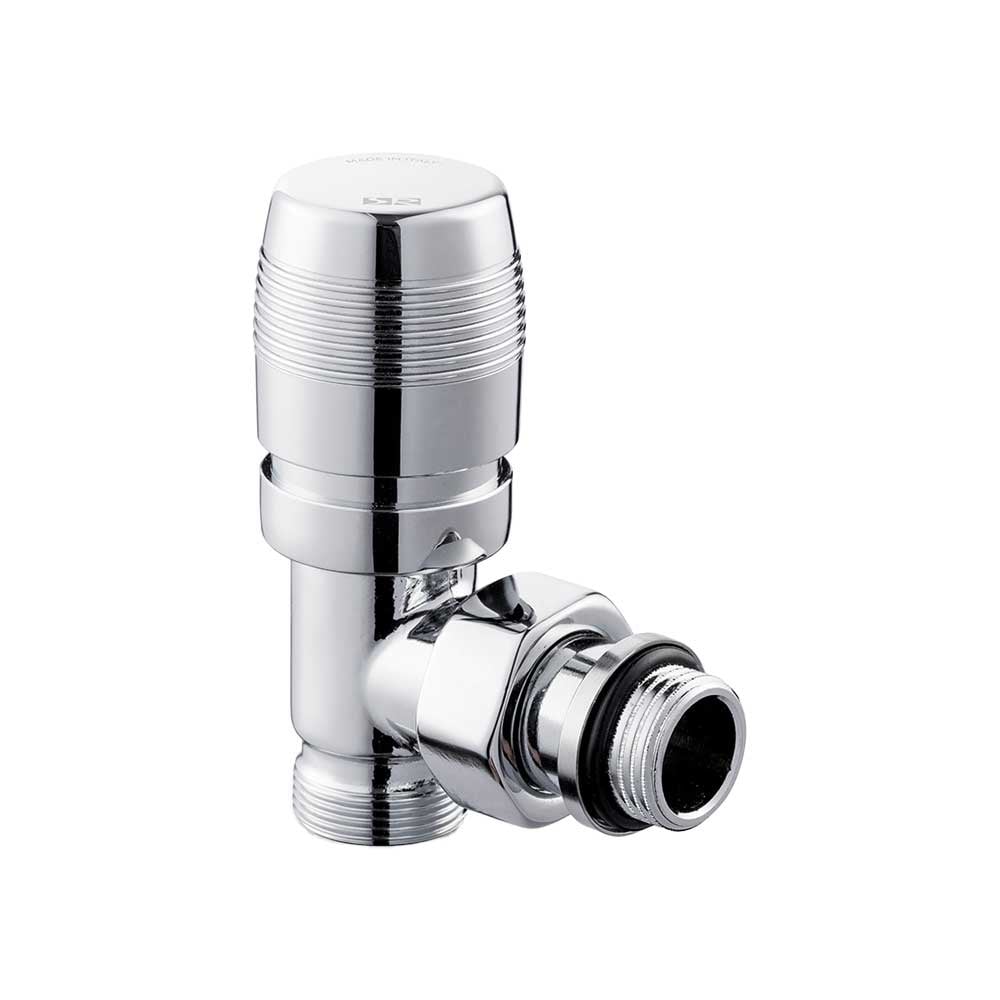 Valvola a squadra termostatizzabile attacco rame e multistrato serie PLANET" cromo 1/2" - 24x19 — SR - HD casa
