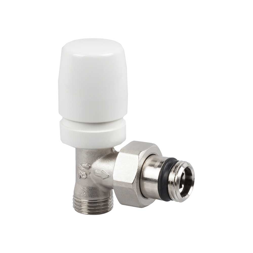 Valvola a squadra termostatizzabile attacco rame e multistrato serie universal 1/2" x 1/2" — SR - HD casa