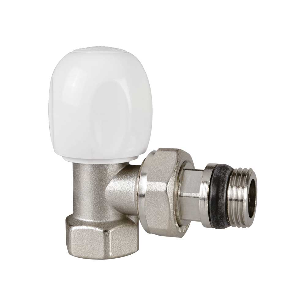 Valvola a squadra termostatizzabile attacco tubo ferro Tulipano ICMA 3/8" x 3/8" - HD casa