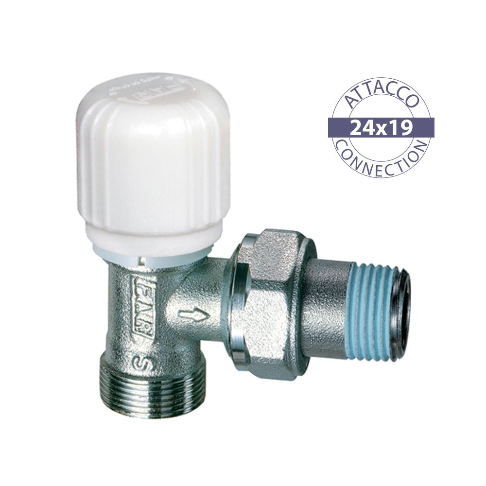 Valvola a squadra termostatizzabile per tubo rame, platica e multistrato FAR 1/2" - 24x19 - HD casa