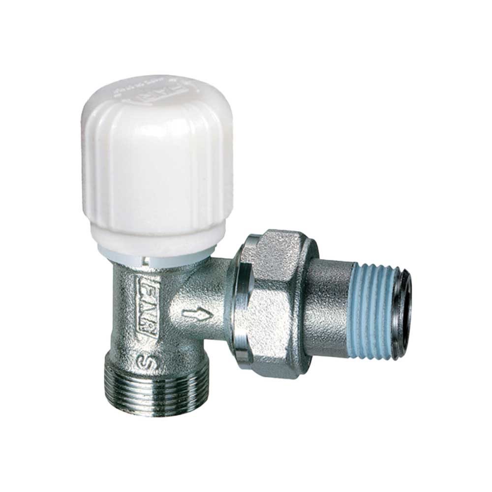 Valvola a squadra termostatizzabile per tubo rame, platica e multistrato FAR 3/8" - 24x19 - HD casa